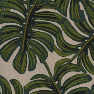Monstera Leaf Natural Canvas Wall Art - Tropical Plant Decor for Living Room, Bedroom & Office | Home & Office Decor