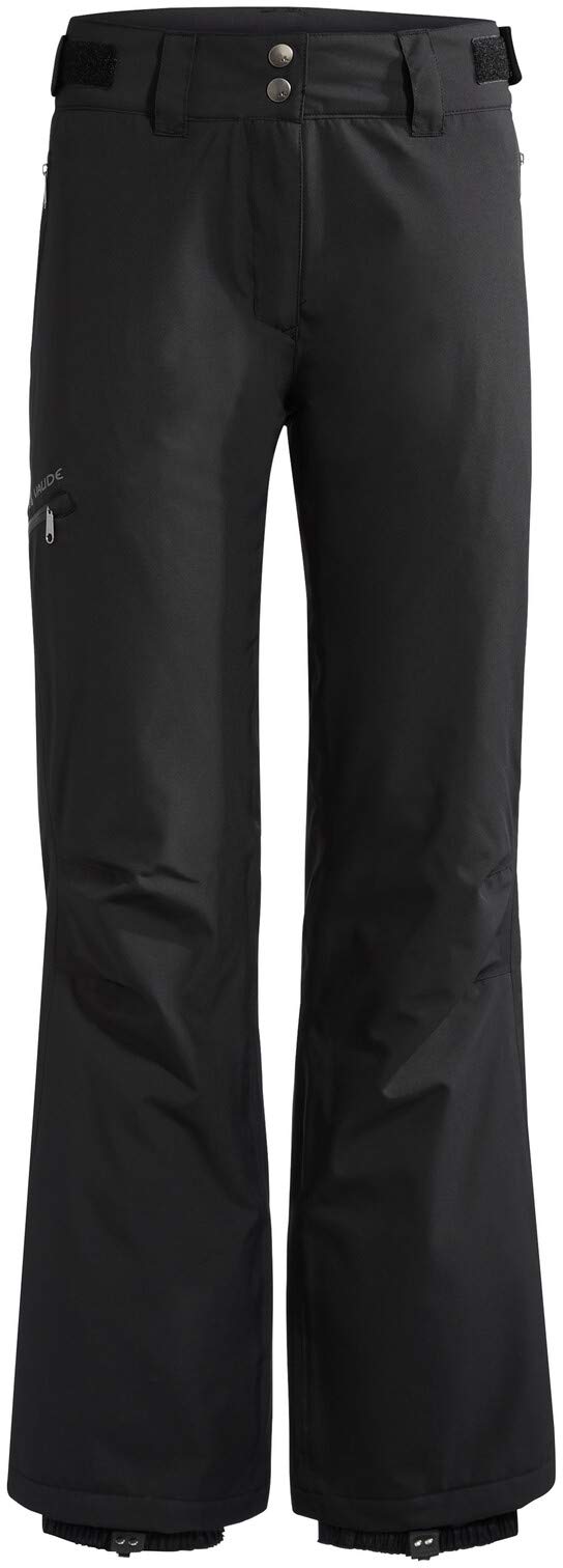 VAUDE Women's Strathcona Padded Hiking Pants - Black, Size M EU - Comfortable Outdoor Trekking & Camping Gear for Active Adventures