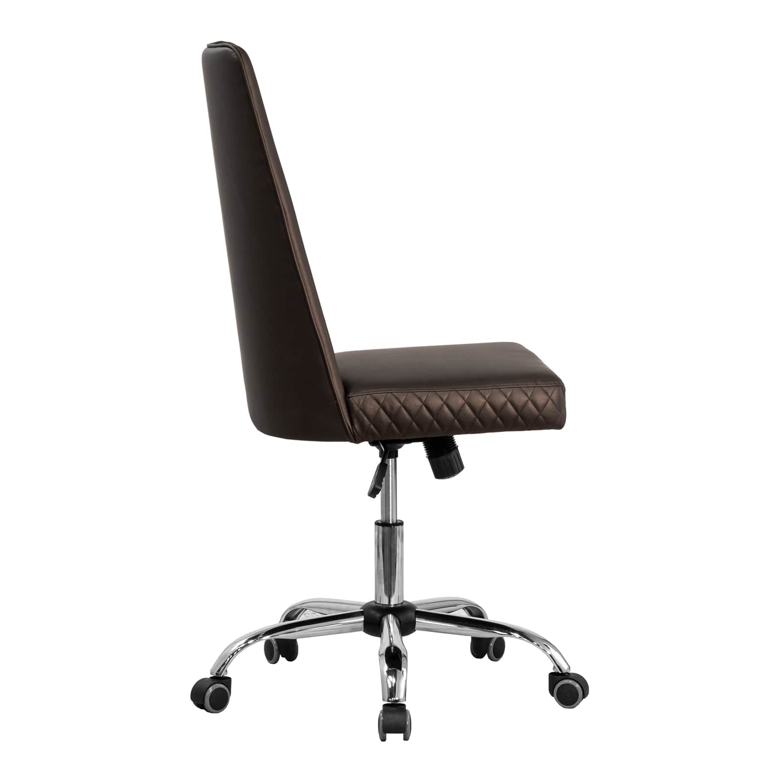 Estelle Nail Salon Manicure Pedicure Chair - Adjustable Height Salon Stool with Wheels for Nail Technicians & Clients - Perfect for Manicure, Pedicure & Spa Treatments