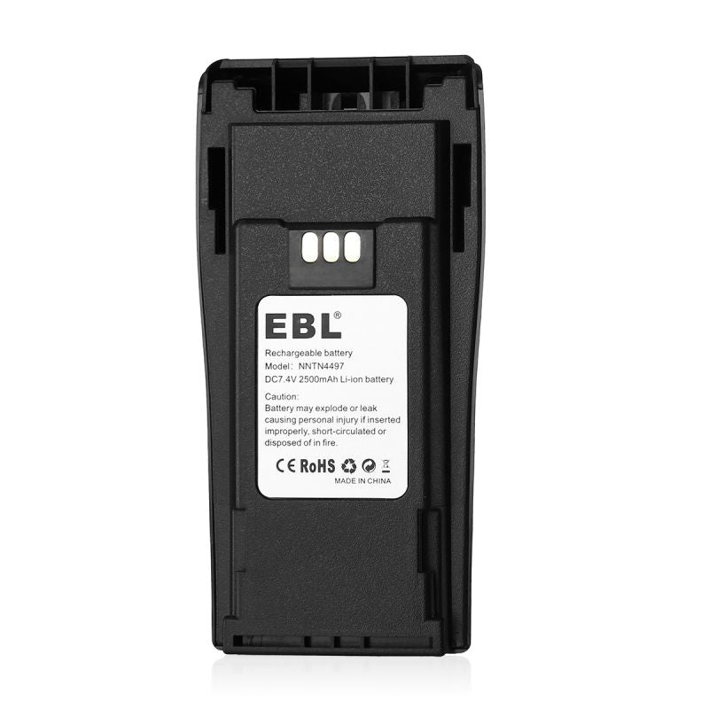 EBL NNTN4497 7.4V 2500mAh Rechargeable Li-ion Battery for Motorola CP200D DEP450 Two-Way Radios - Long Lasting Power for Emergency Communication & Outdoor Adventures