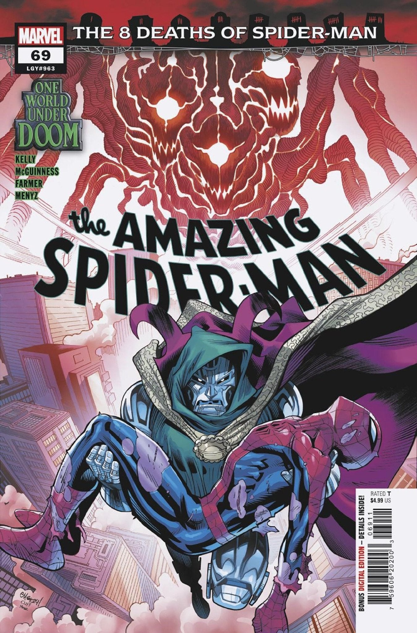 Amazing Spider-Man #69 Comic Book - Marvel Doom Storyline | Collectible Edition for Fans & Comic Enthusiasts | Perfect for Gifts, Displays & Comic Book Collections