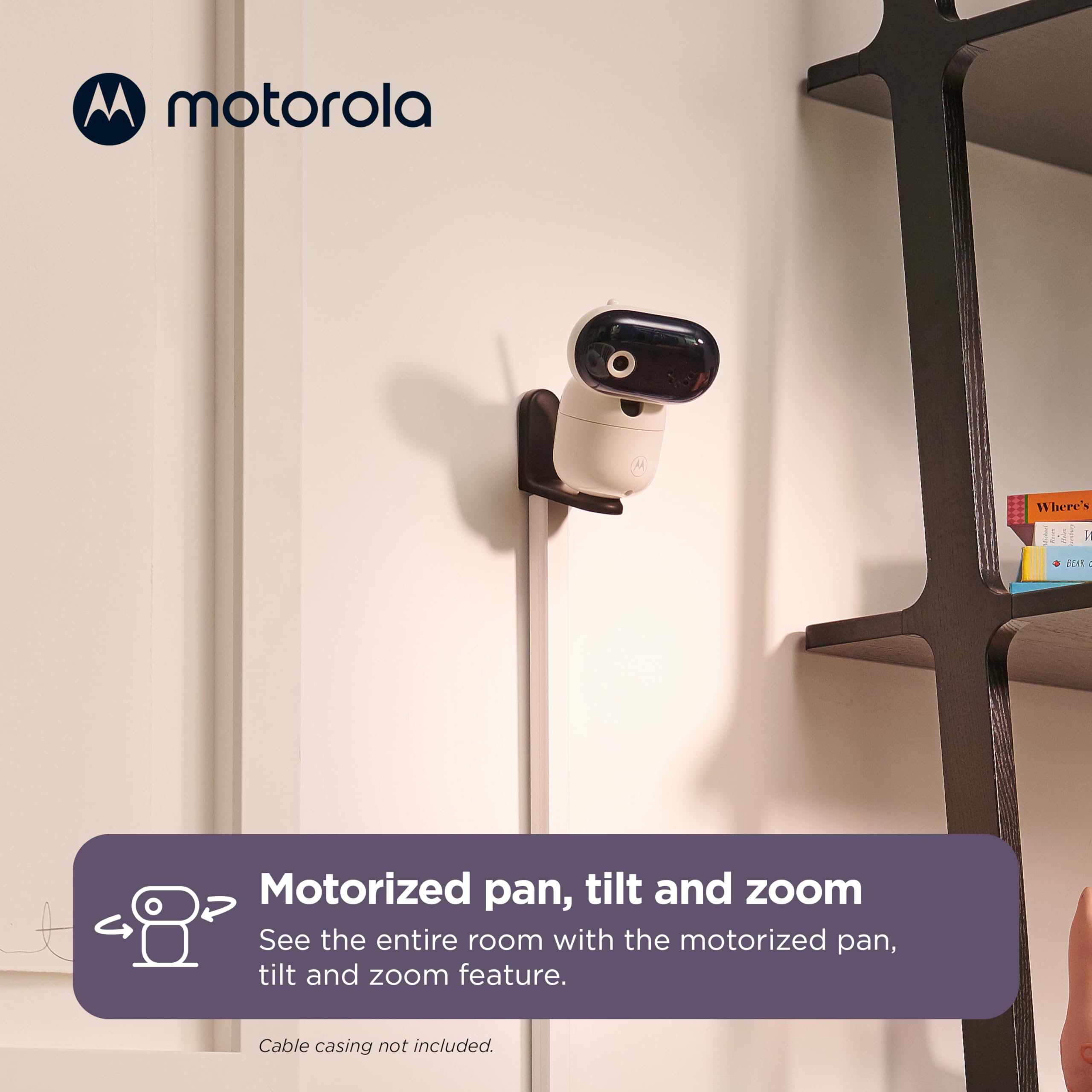 Motorola PIP1510 WiFi Video Baby Monitor with HD Camera, Night Vision & Two-Way Audio - Wireless Baby Monitoring System for Home, Nursery, and Travel Use