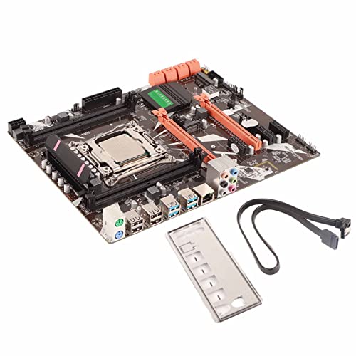 Yctze X99 Motherboard CPU Combo - LGA 2011-3 Socket with Intel Xeon E5-2620 V3 Processor, 4-Channel DDR4 Memory Support, Built-in WiFi & Gigabit LAN - Perfect for Gaming PC, Workstation, and High-Performance Desktop Computers