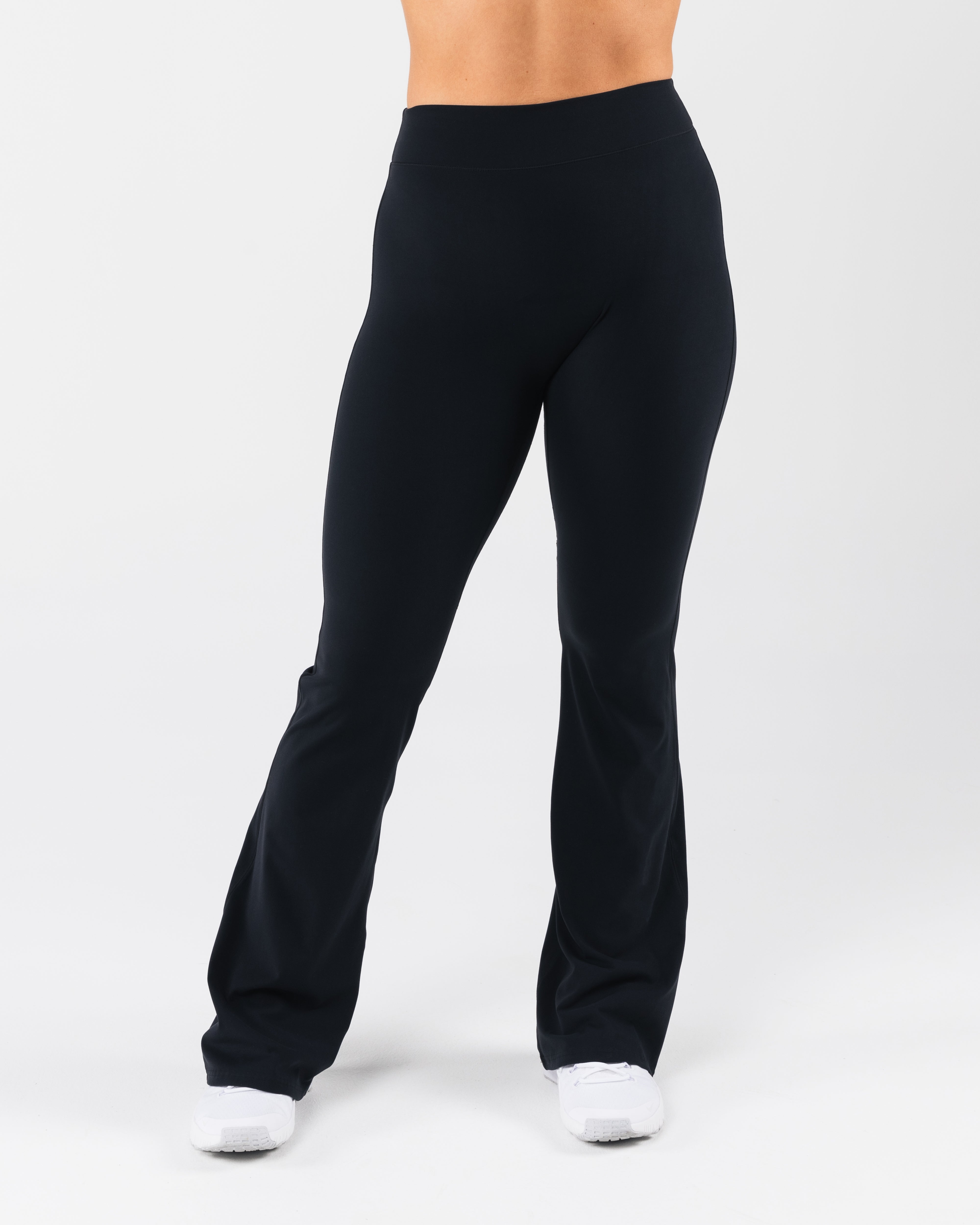 Everyday Core Flared Pants for Women - High Waist Stretchy Black Yoga Pants | Comfortable Workout, Lounge & Casual Wear