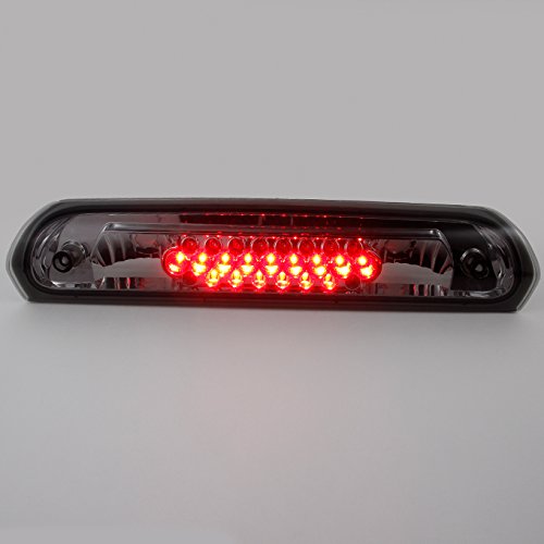 AKKON Smoked LED Tail Lights + LED 3rd Brake Lamp Set for 2002-2006 Dodge Ram 1500 2500 3500 Pickup Trucks - Durable & Stylish Upgrade for Night Driving & Enhanced Safety