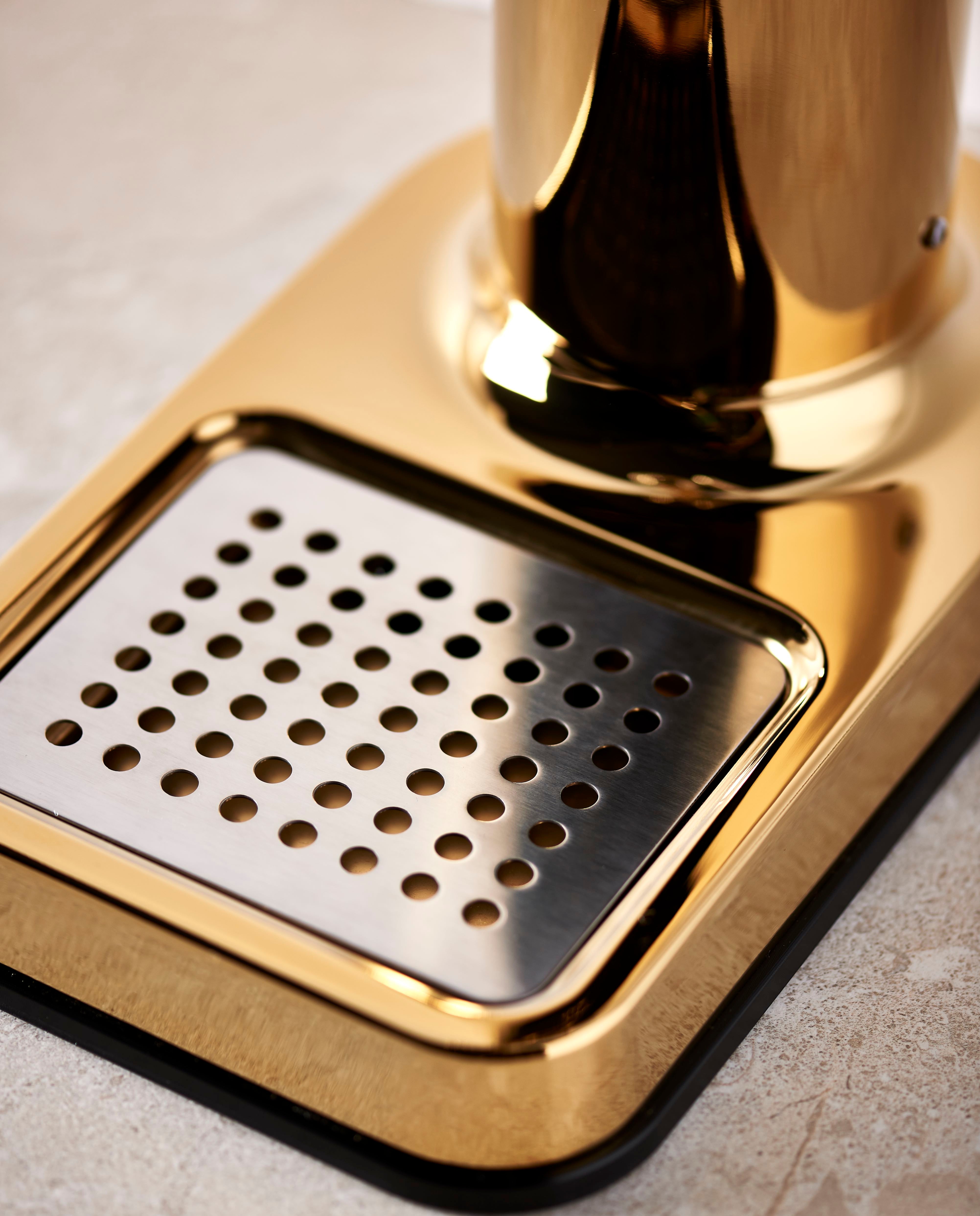 Aarke Carbonator III Sparkling Water Maker - Premium Gold Edition for Home & Office Use | Effortless Carbonation for Sodas, Cocktails & Healthy Drinks
