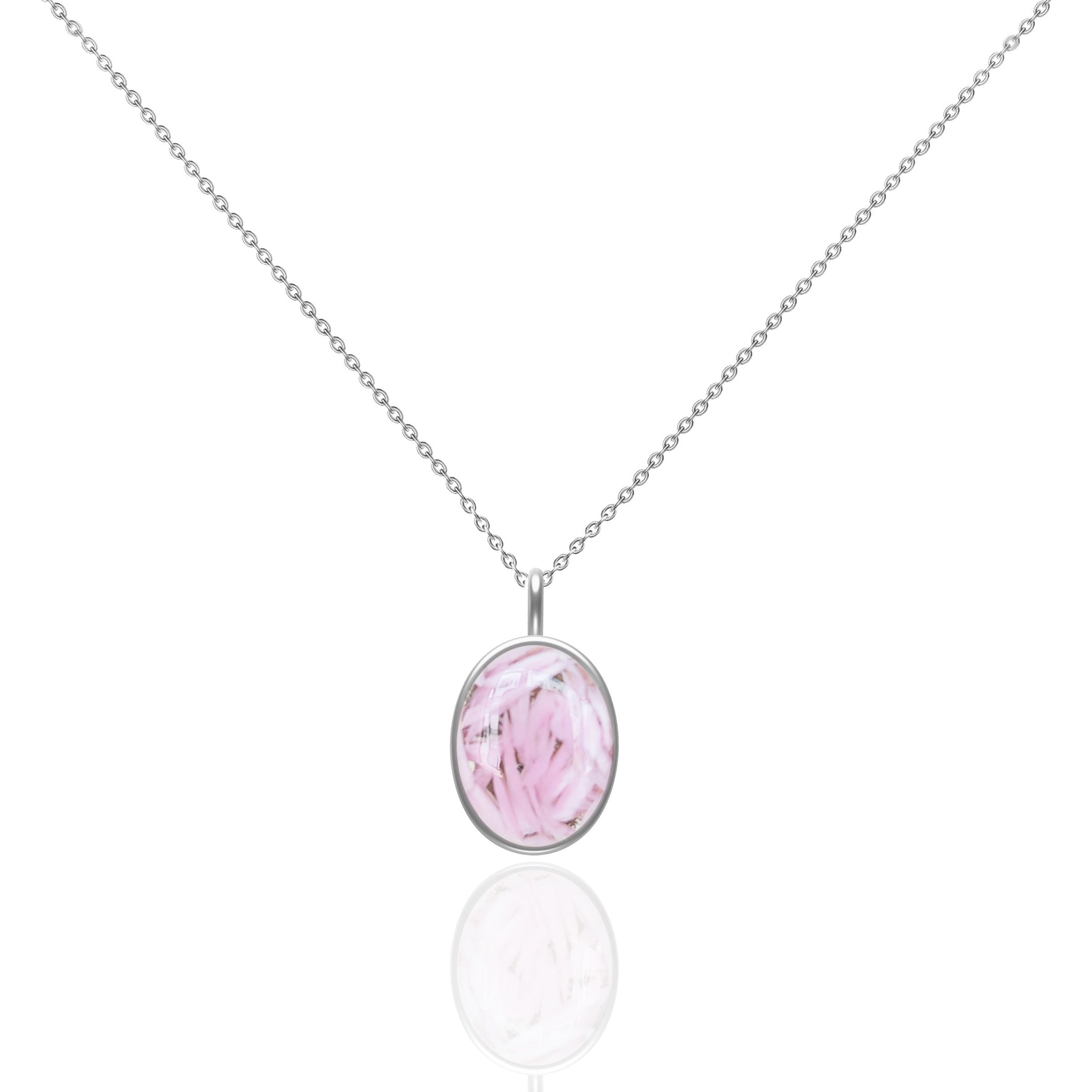 Sterling Silver Pregnancy Test Oval Necklace - DIY Jewelry Making Kit for Moms, Baby Shower Gifts & Keepsakes | Perfect for Announcements, Gender Reveals & Special Moments