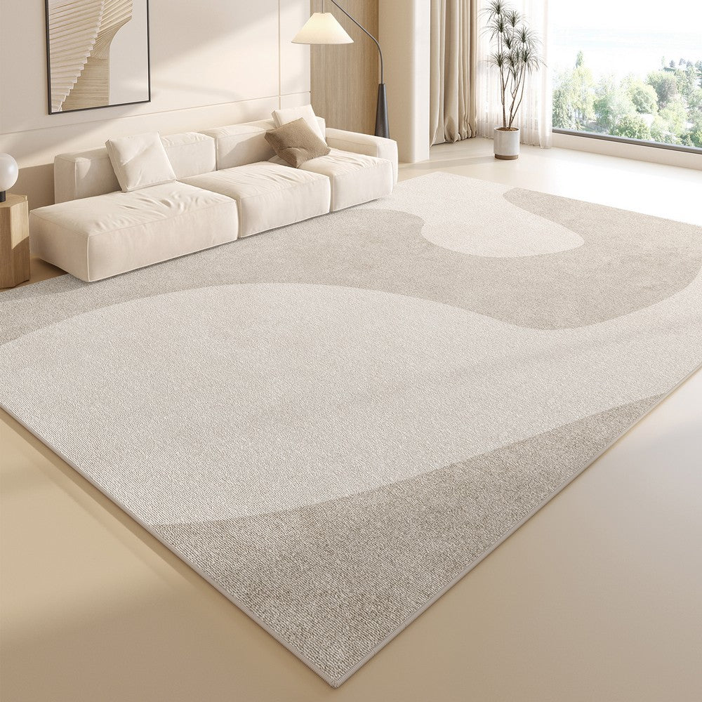 Modern Rectangular Area Rugs for Living Room, Bedroom, Office & Dining Room - Non-Slip Contemporary Floor Carpets Under Sofa - Home Decor & Workspace Accent Rugs