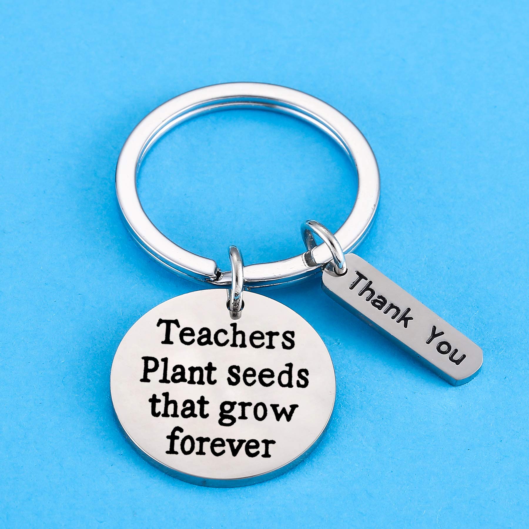 Teacher Keychain Set - 3PCs Jewelry Gift for Women Educators, Birthday & Appreciation Present from Students - Perfect for Classroom & Office Use