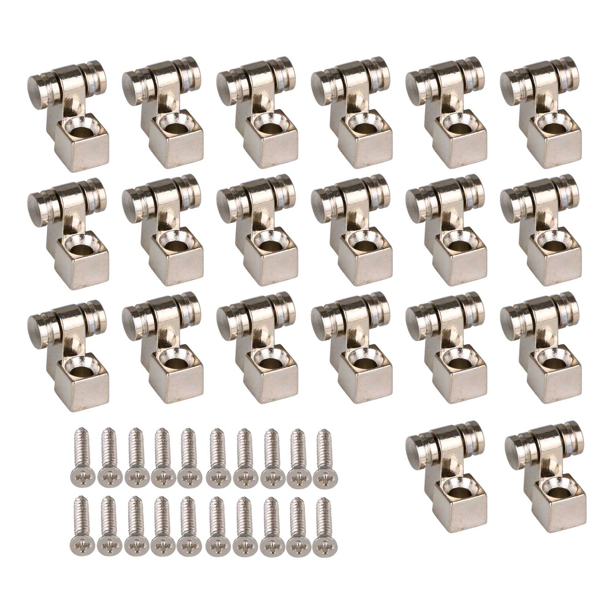 20-Piece Electric Guitar String Retainer Rollers & Guides Set - Durable Musical Instrument Accessories for Smooth String Changes & Stable Tuning - Perfect for Guitar Maintenance, DIY Repairs & Stage Performances