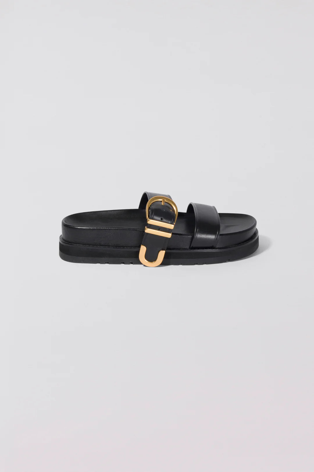 Aida Buckle Sandal Women's Black Strappy Summer Sandals - Perfect for Beach Vacations, Casual Outings & Date Nights