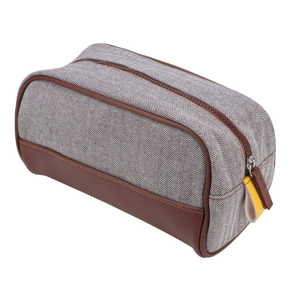 Jeffergarden Waterproof Storage Pouch Bag - Multifunctional Travel Organizer for Makeup, Toiletries & Essentials - Portable Wash Bag for Home, Outdoor & Camping (Coffee)