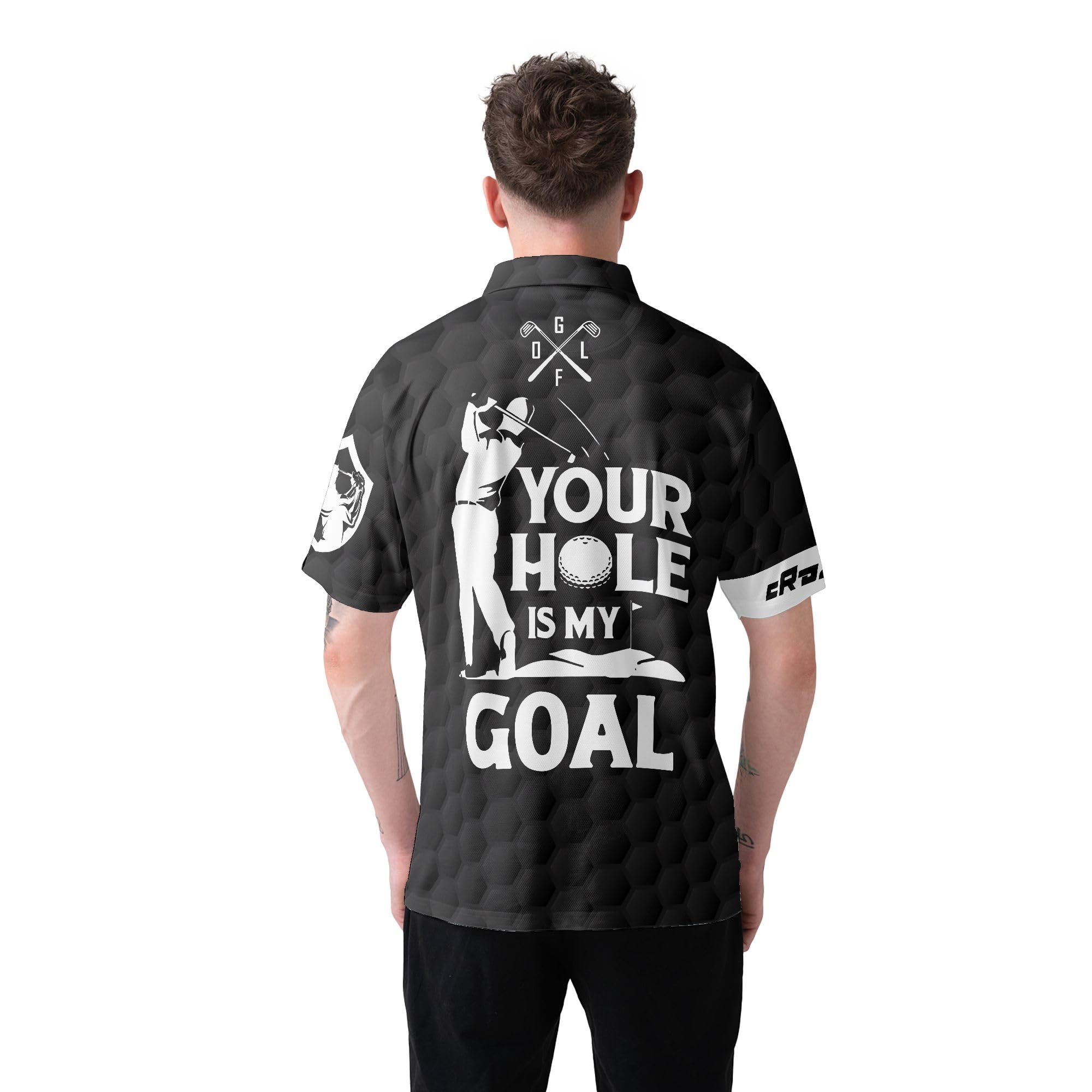 Custom Golf Polo Shirts for Men | Personalized Short Sleeve Performance Golf Shirts | Perfect for Golf Tournaments & Casual Wear