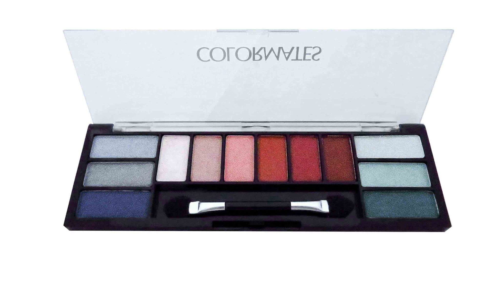 12-Pan Tropical Fusion Eyeshadow Palette - Vibrant Colors for Day & Night Makeup Looks - Perfect for Parties, Weddings & Everyday Glam