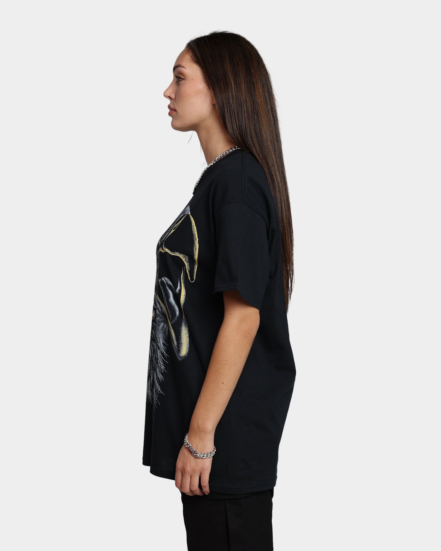American Thrift Sky Belongs to The Eagle Graphic T-Shirt - Black | Patriotic Vintage Style Tee for Men & Women | Perfect for 4th of July, Veterans Day & Casual Outfits