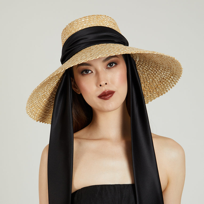 Stylish Mirabel Wide Brim Sun Hat for Women - UPF 50+ UV Protection Summer Beach Hat - Perfect for Outdoor, Travel, and Vacation