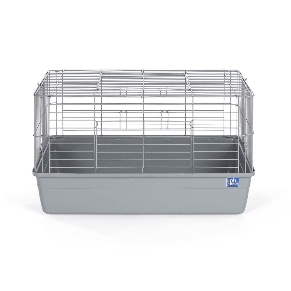 Prevue Small Animal Tubby Cage with Gray Base - Perfect for Hamsters, Guinea Pigs & Pet Mice | Ideal for Home, Classroom & Veterinary Use