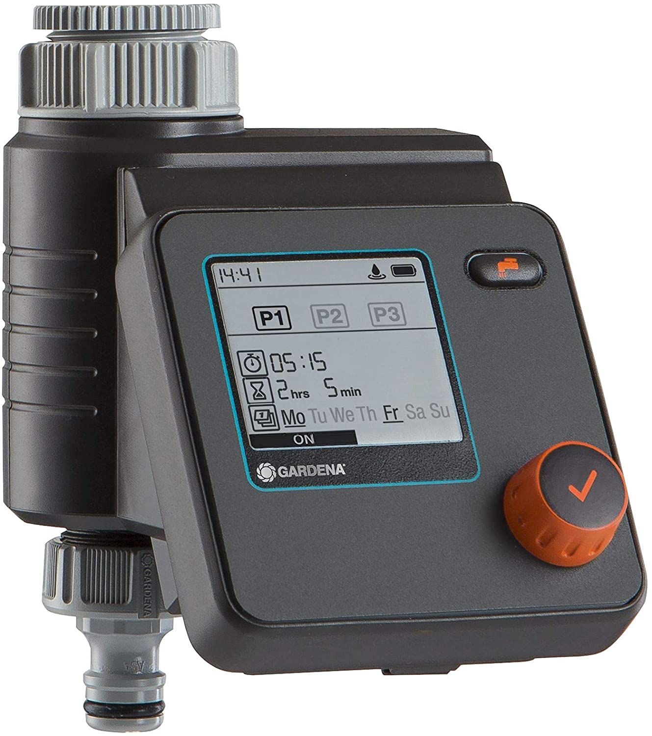 GARDENA Select Water Control - Smart Garden Hose Timer for Efficient Irrigation | Perfect for Lawns, Gardens & Outdoor Watering Systems