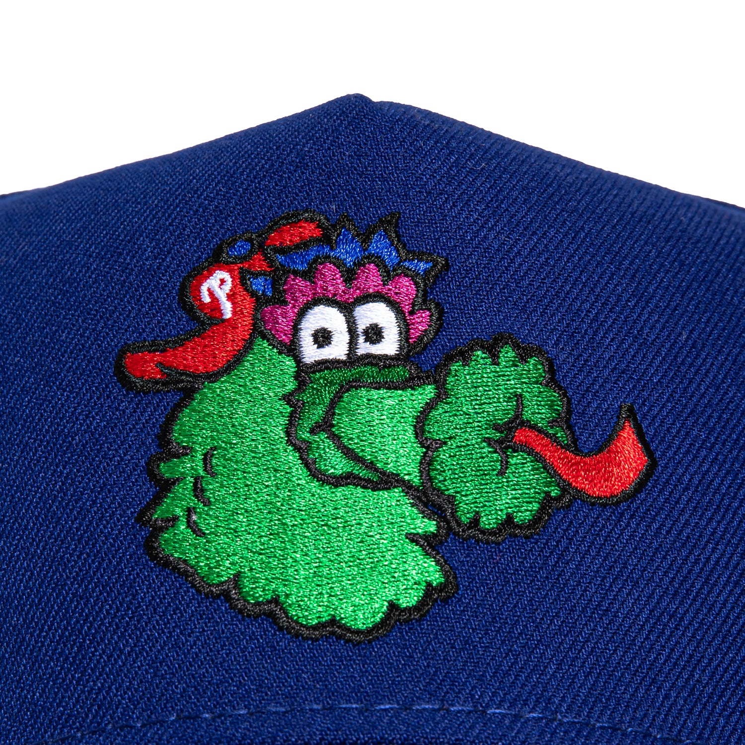 New Era 9Forty A-Frame Philadelphia Phillies Phillie Phanatic Snapback Hat - Royal Blue | Official MLB Baseball Cap for Men & Women | Perfect for Games, Fan Gear & Streetwear Fashion