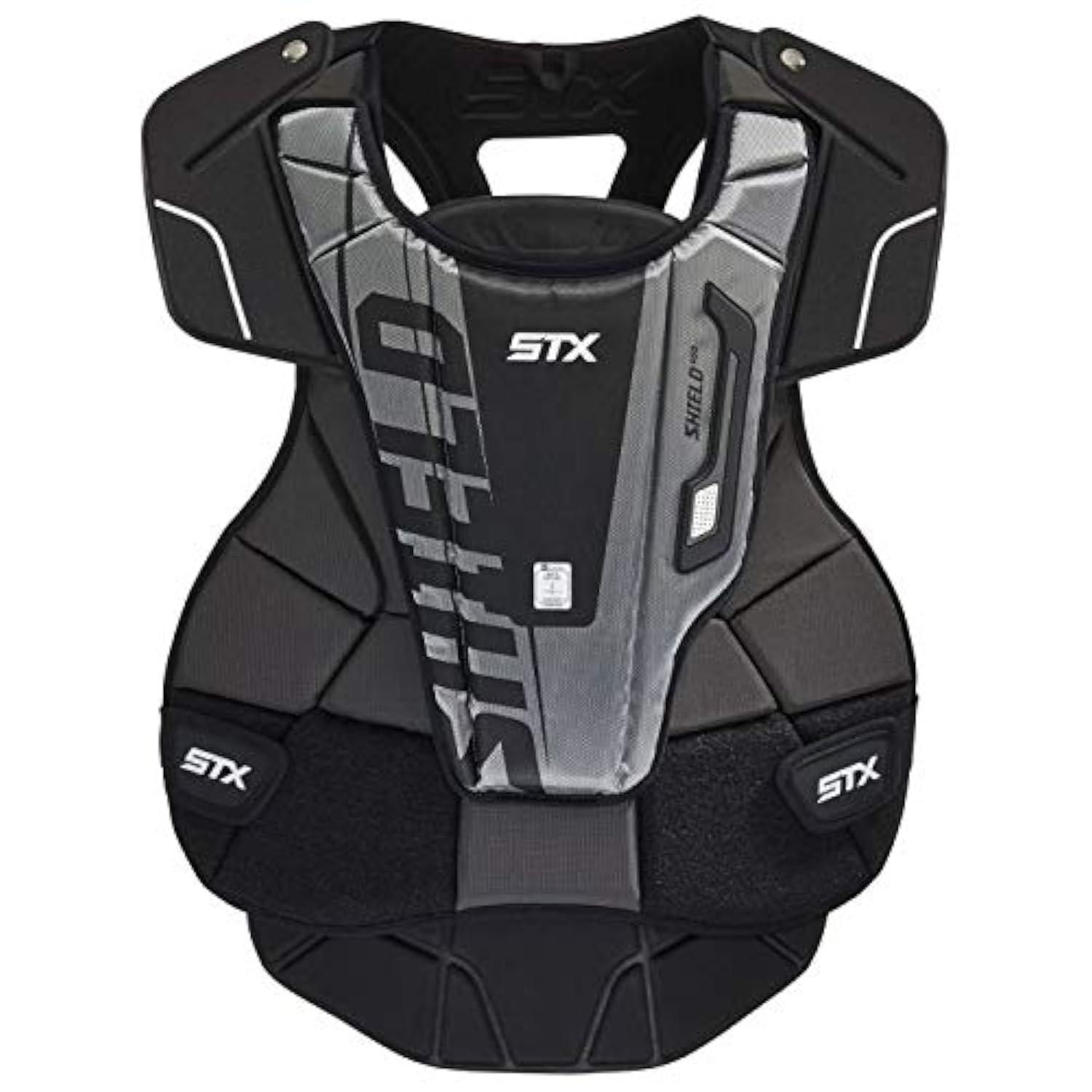 STX Lacrosse Shield 400 Chest Protector - Medium Size for Youth & Adult Players - Lightweight Protective Gear for Lacrosse Training & Games