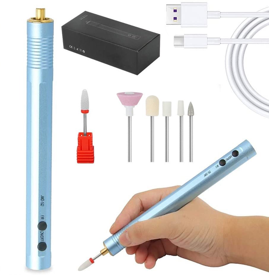 15000RPM Portable Rechargeable Electric Nail Drill Pen for Professional Manicure & Pedicure - Perfect for Home Salon, Nail Art, and DIY Nail Care