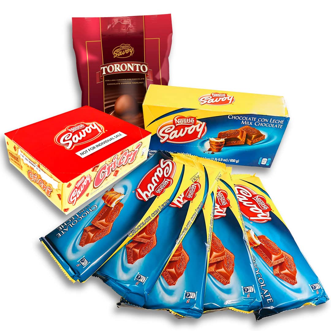Premium Chocolate Gift Set: Toronto Chocolate Covered Hazelnuts (125g Bag) + Cri-Cri Milk Chocolate Bars with Toasted Rice (12-Pack, 27g Each) - Perfect for Gifts, Parties & Dessert Platters