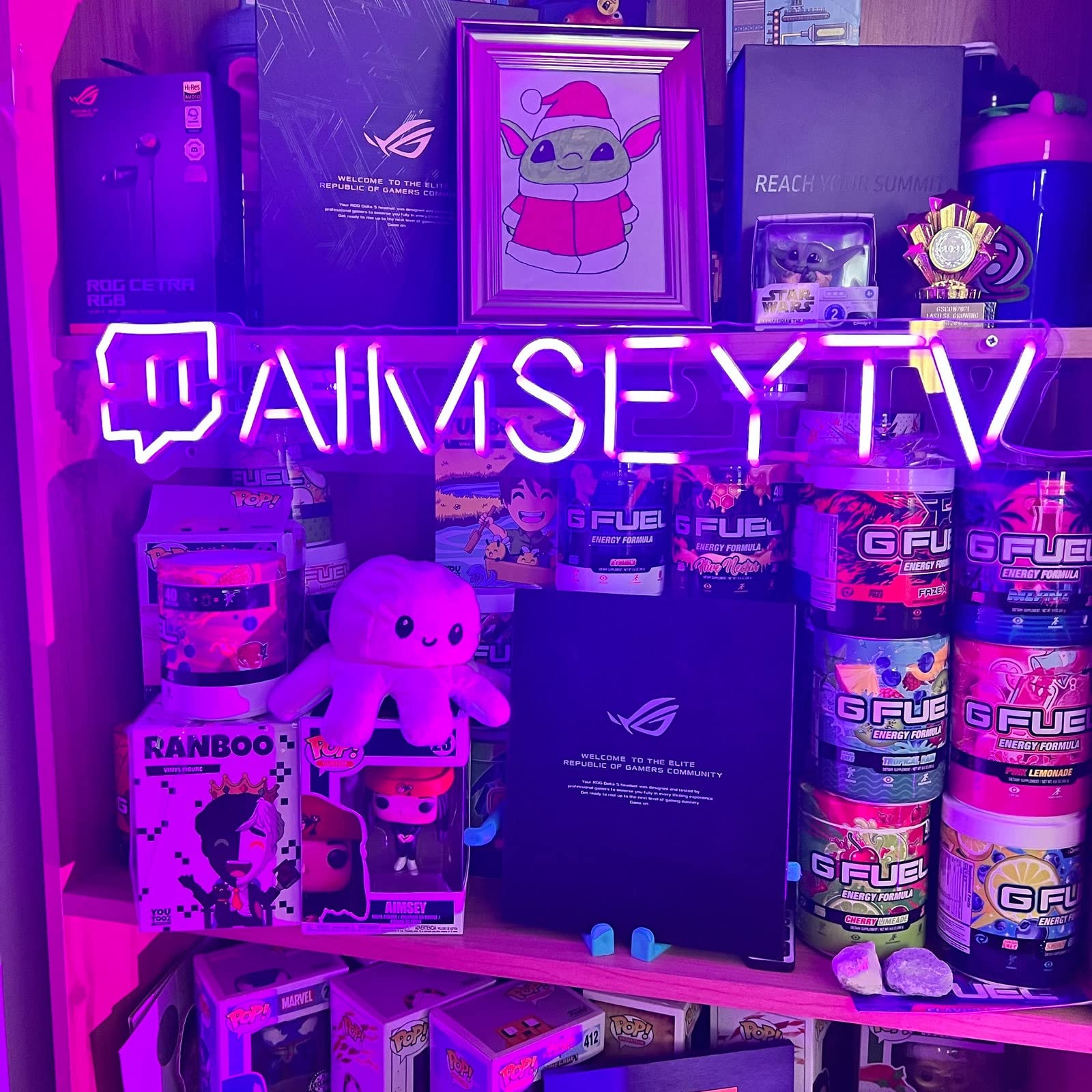Custom Neon Signs for Game Room - Personalized Channel ID Sign Light for Twitch, Facebook & YouTube | Wall Decor & Birthday Gifts for Gamers | Perfect for Streaming Setup, Gaming Den & Man Cave Decor