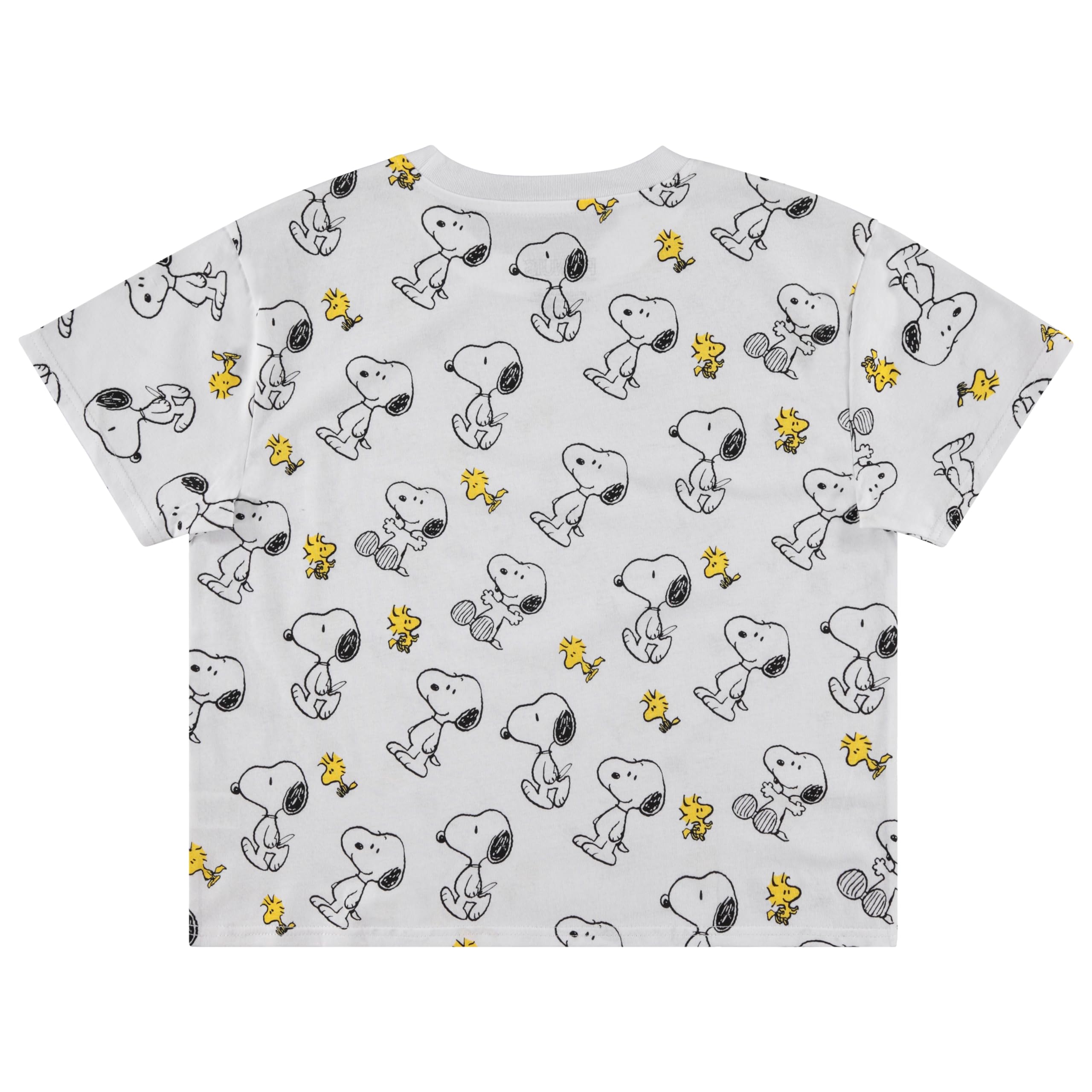 Stylish Snoopy Graphic T-Shirt for Women - Vintage Peanuts Ladies Tee with Curved Hem | Casual Wear, Gift Idea, Juniors Fashion
