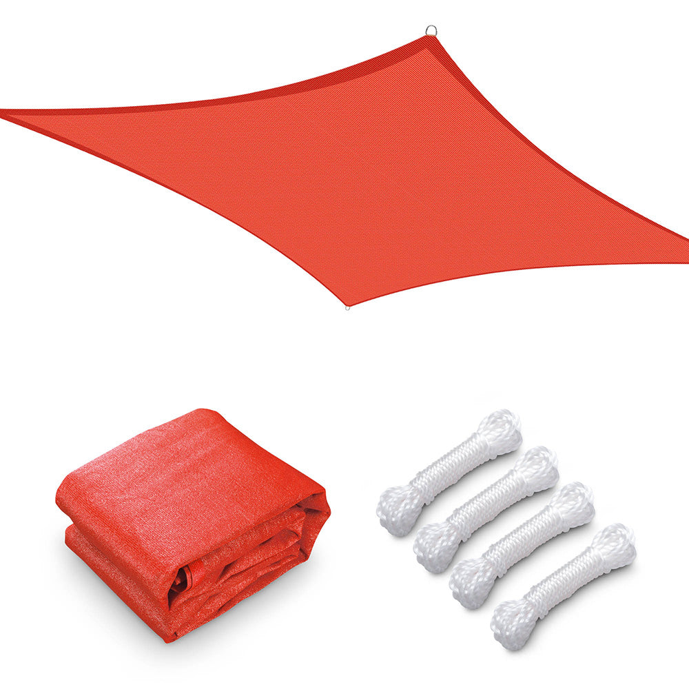 23'x22' Rectangle Driveway Shade Sail - UV Protection Outdoor Canopy for Patios, Backyards, and Parking Areas - TheLAShop