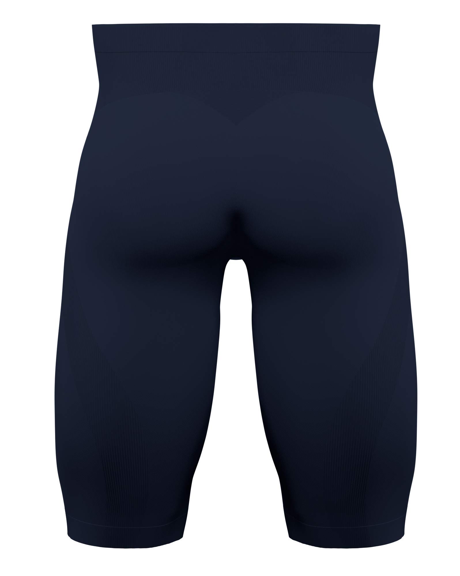 Knap'man Zoned Compression Shorts for Men - Moisture Wicking, 45% Compression, Navy Blue - Ideal for Running, Gym Workouts & Sports Recovery