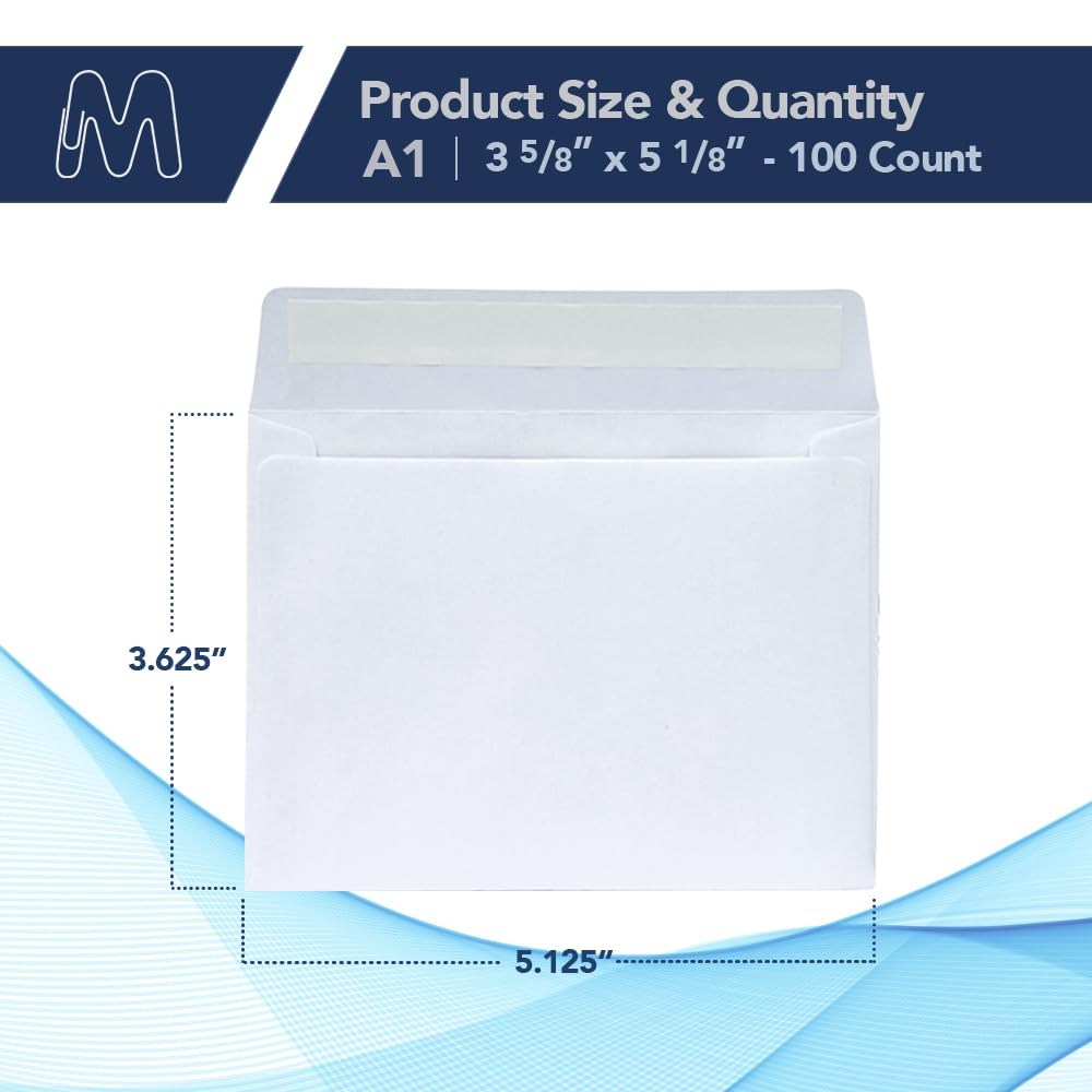 MOS A1 Invitation Envelopes – 3-5/8