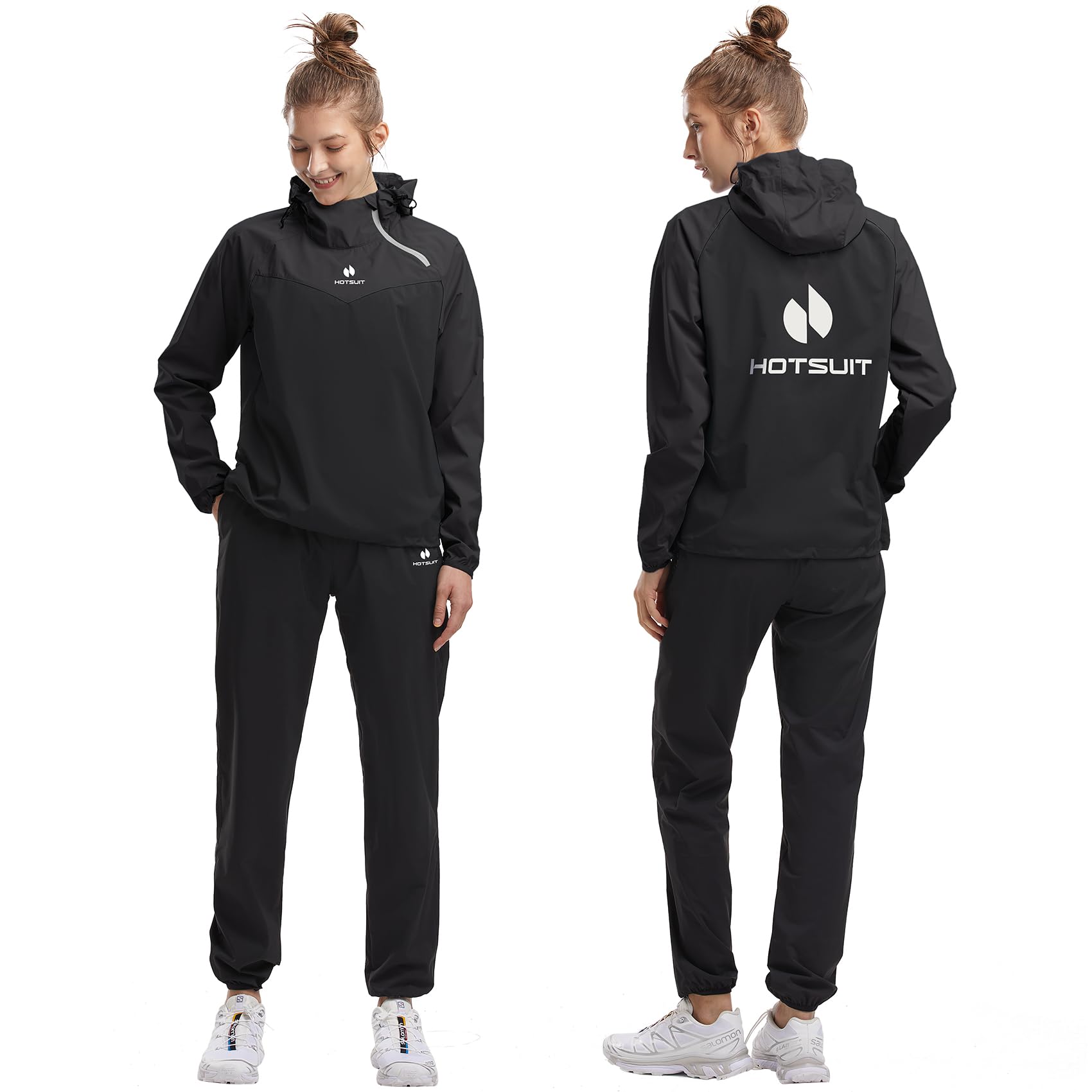 HOTSUIT Women's Sauna Suit for Weight Loss - Sweat Workout Jacket for Boxing, Gym & Fitness Training | Perfect for Home Exercise, Running & Hot Yoga Sessions