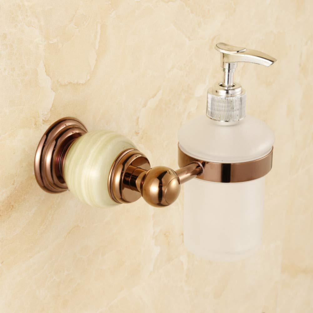 Premium Titanium Soap Dispenser for Bathroom - Elegant Rose Gold & Copper Finish | Wall-Mounted Liquid Soap & Shower Gel Dispenser for Modern Home, Spa, or Hotel Decor