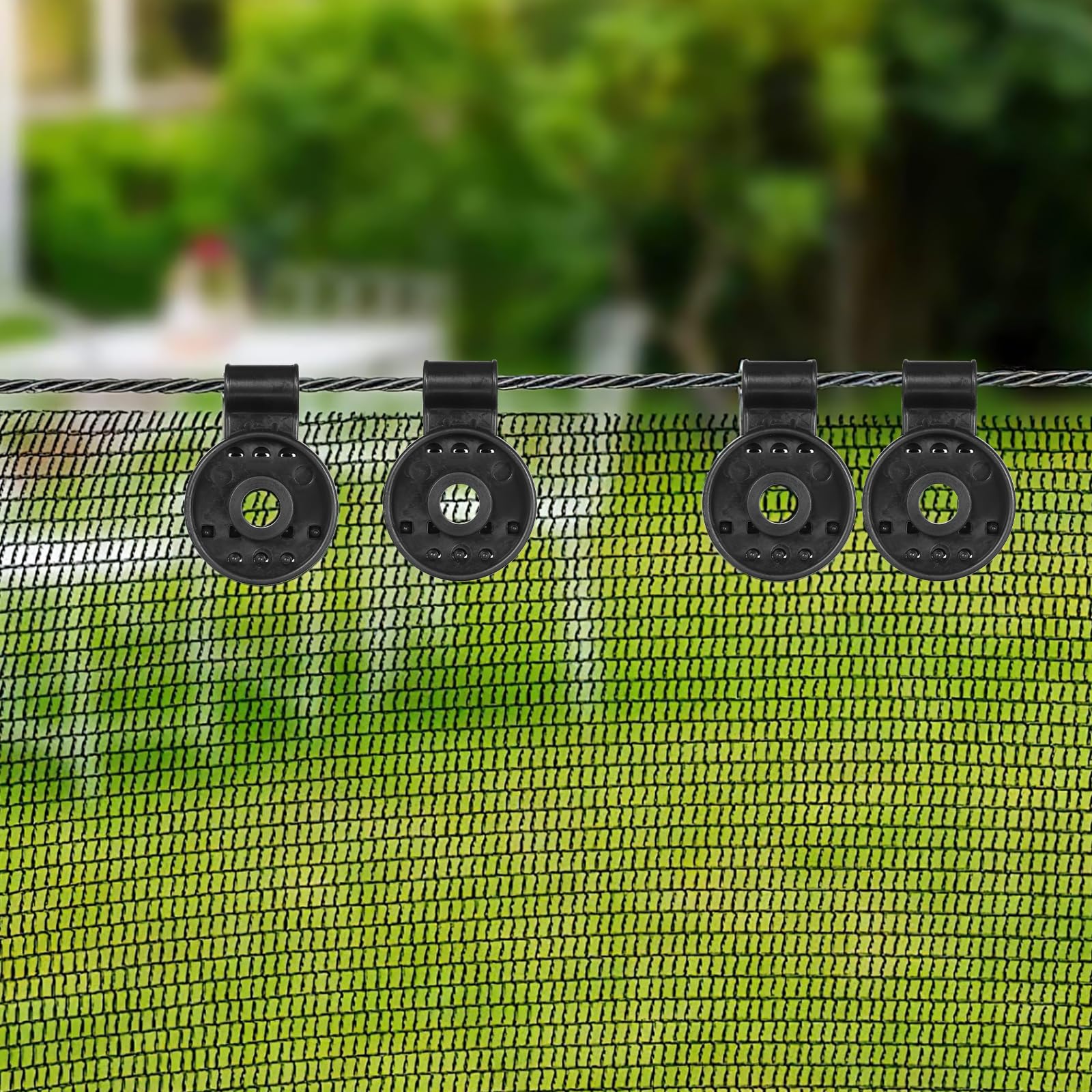 50pcs Heavy Duty Plastic Shade Cloth Clips - Reusable Tarp Clamps for Garden Sun Shade, Outdoor Canopy & Greenhouse Cover - Secure Tarps, Mesh Nets & Fabric in Windy Conditions