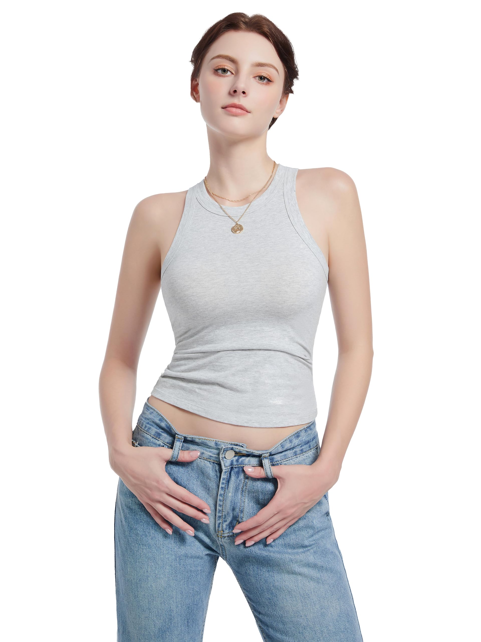 Women's Soft Sleeveless Tank Tops - Summer Lounge & Workout Shirts for Casual Wear, Gym, Yoga, and Outdoor Activities