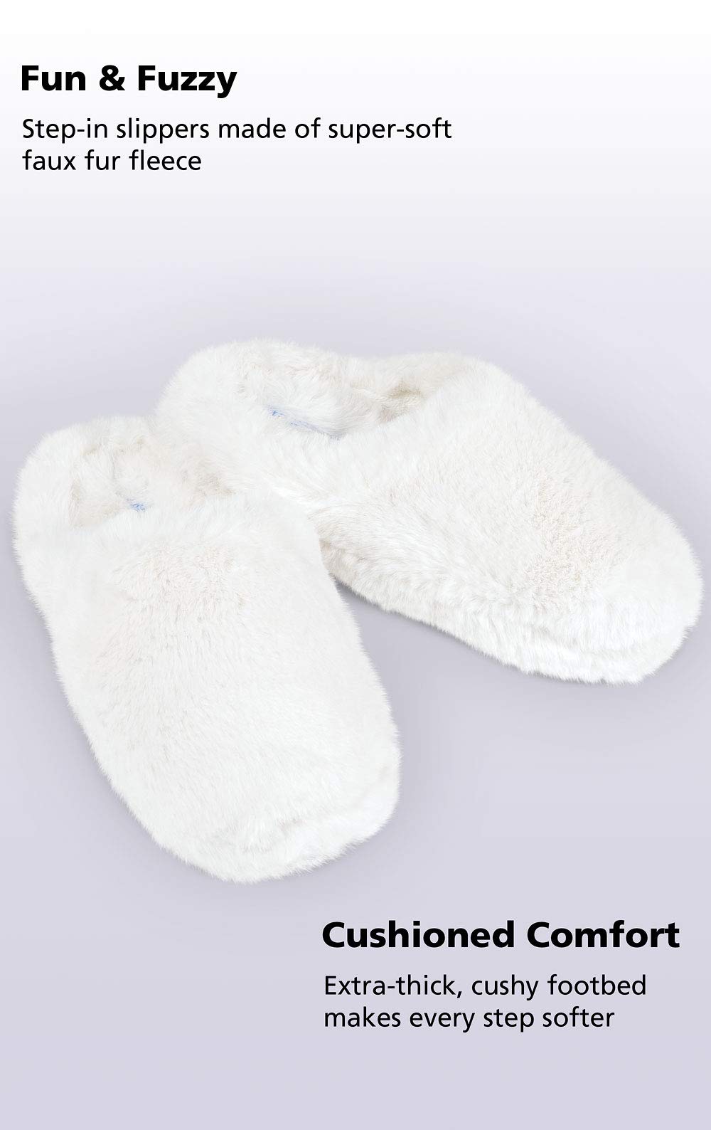 Cozy Women's Fuzzy Slippers - Soft Plush Indoor/Outdoor House Shoes for Women - Perfect for Winter, Lounge Wear & Gift Giving