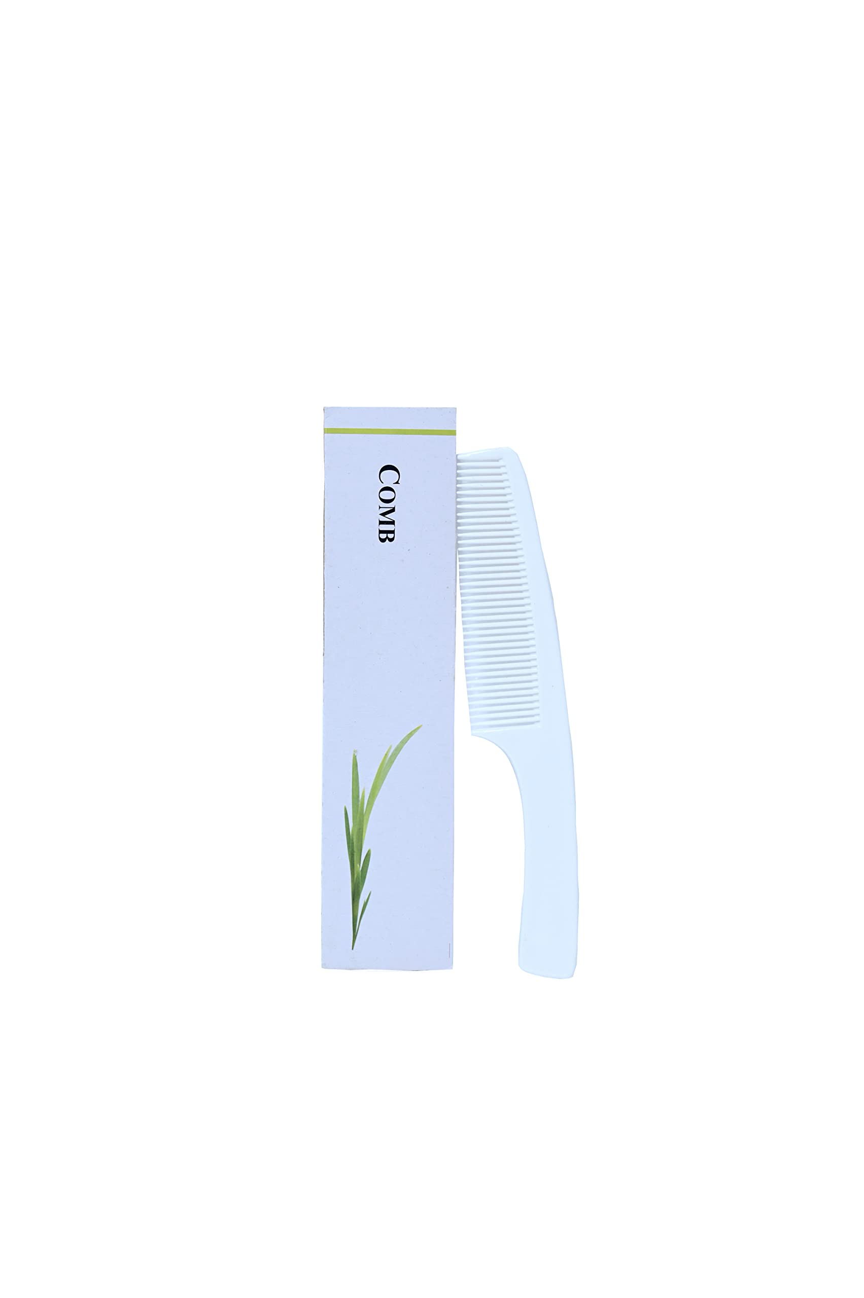 Sevenhills Toiletries 100-Piece Hotel Guest Amenities Kit - White Plastic Handle Combs (19x3.5cm) with Cardboard Box Packaging | Perfect for Hotels, Spas, Gyms & Travel Essentials