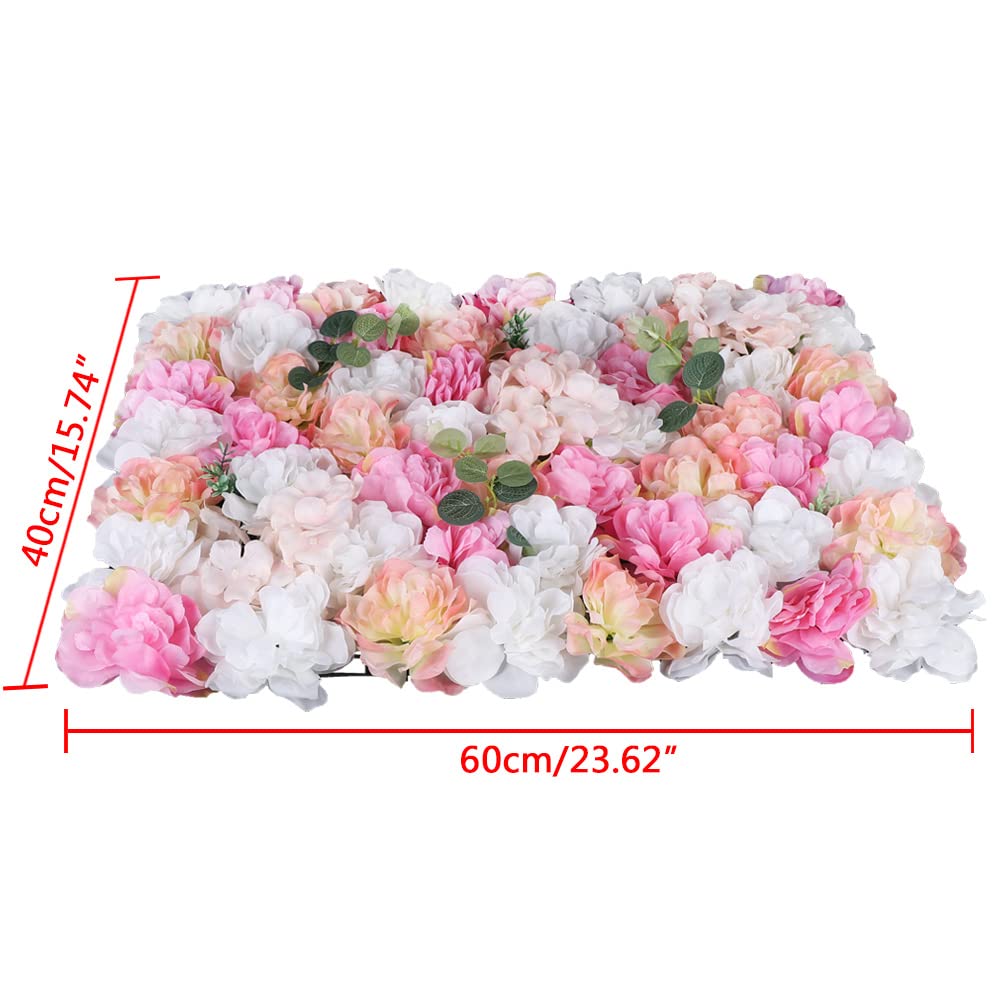 Eapmic 12Pcs Artificial Greenery Panels - 23.62x15.75x0.79 Inch Topiary Hedge Plants for Privacy Screening | UV Resistant Outdoor Garden Fence Cover & Indoor Wall Decor | Perfect for Backyard, Patio, Balcony, and Room Dividers