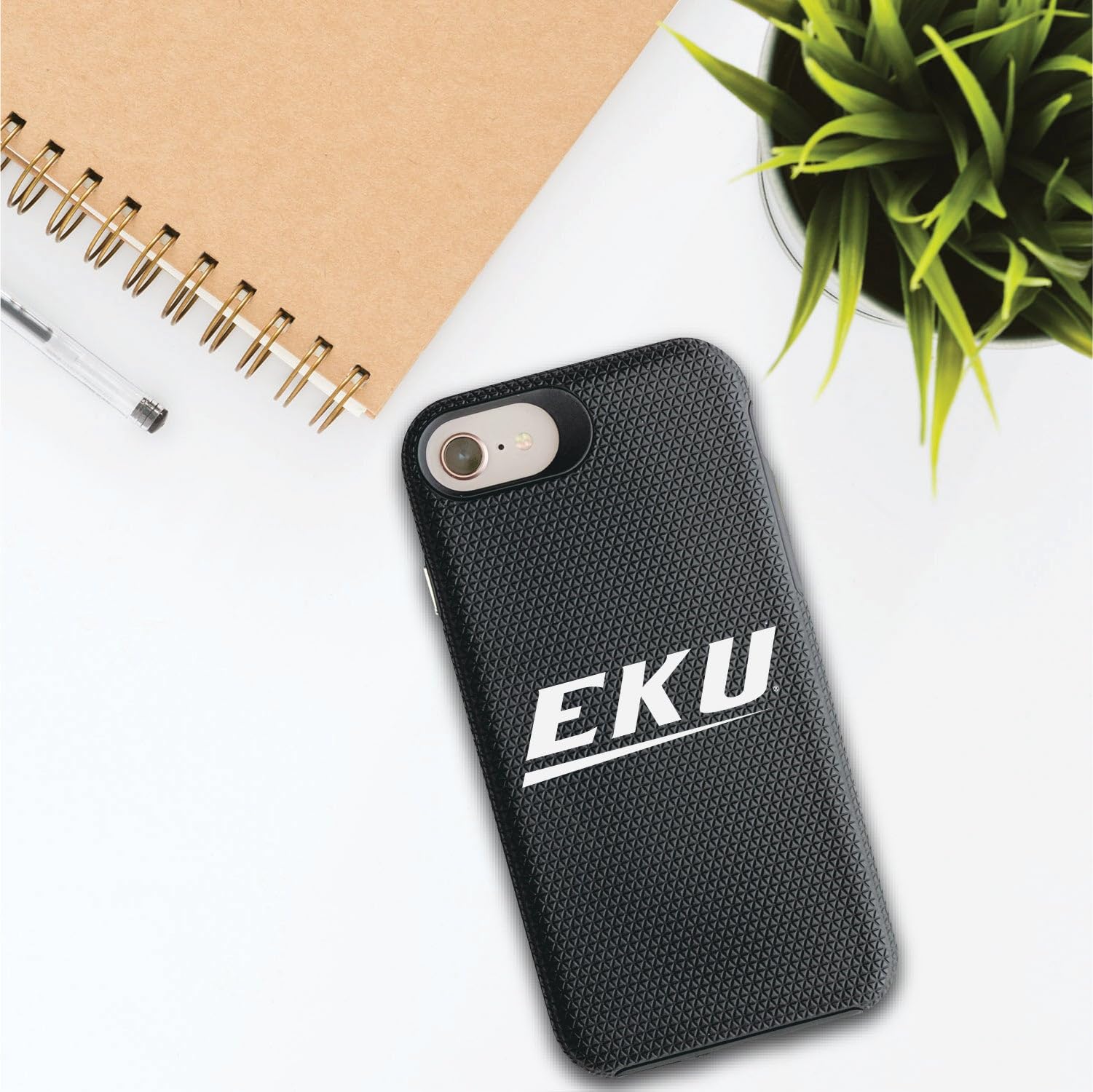 OTM Essentials Rugged Phone Case for iPhone 12 Mini - Shockproof Protective Cover with Eastern Kentucky University Design | Perfect for Outdoor Activities, Sports & Daily Use