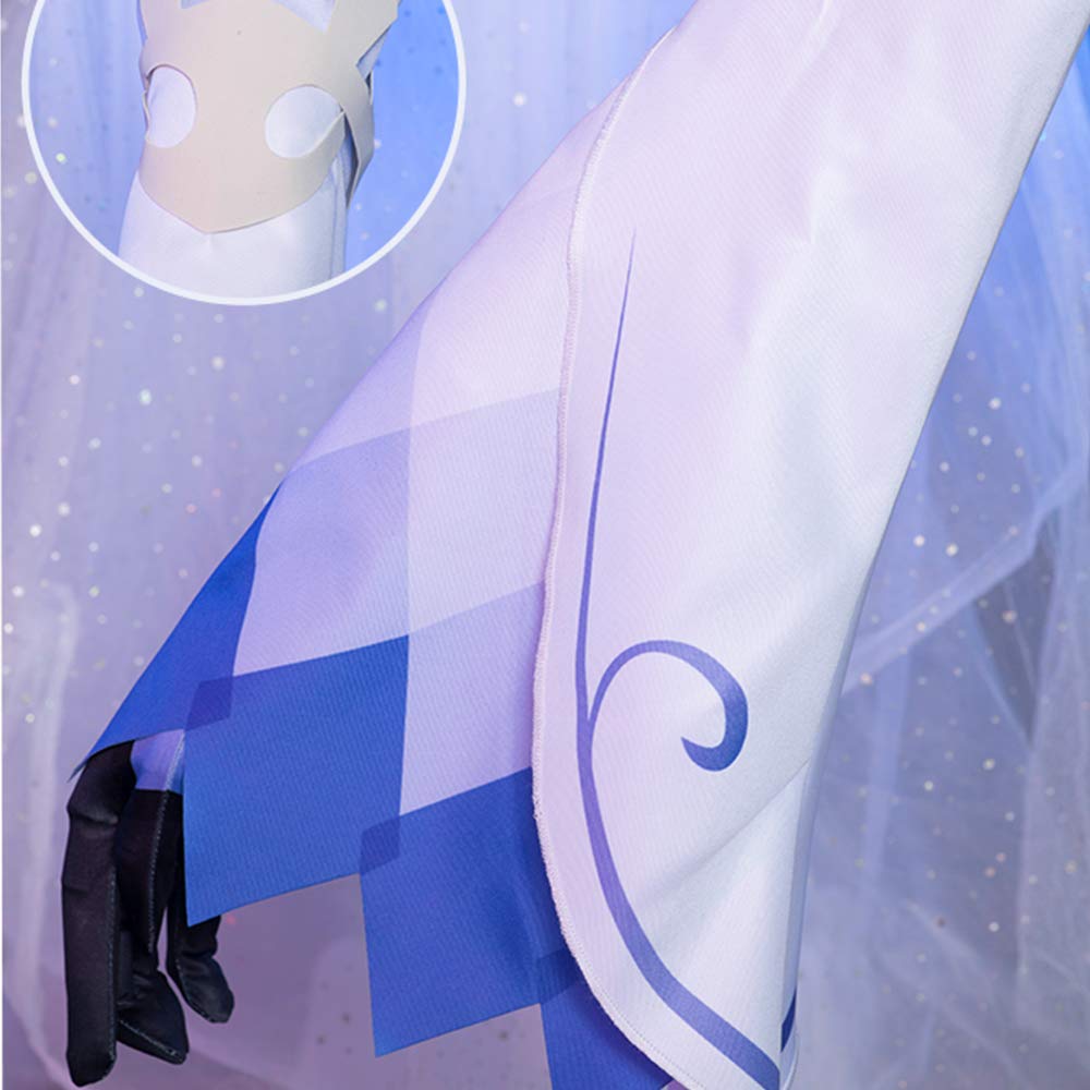Genshin Impact Ganyu Cosplay Costume - Official Anime Game Character Dress for Halloween, Conventions & Cosplay Events