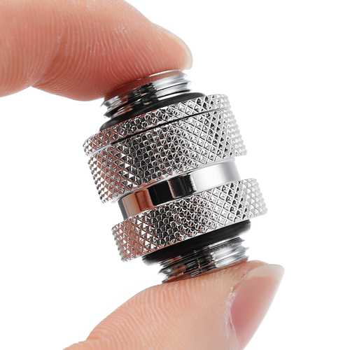 Dual G1/4 External Thread Water Cooling SLI Fittings Connector for PC Liquid Cooling System - Perfect for Custom Gaming Rigs and High-Performance Computers