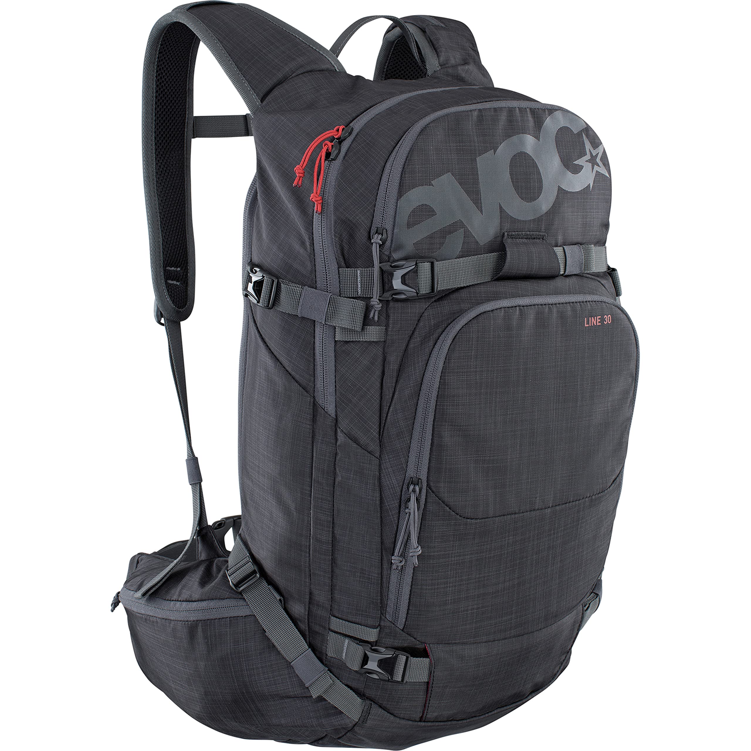 Evoc LINE 30 All-Mountain Backpack - Lightweight Hydration Pack for Skiing, Hiking & Outdoor Adventures | Waterproof & Durable Design