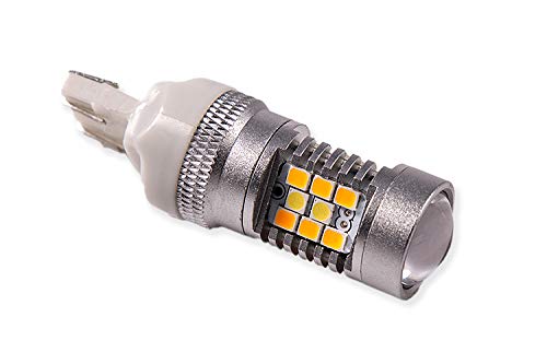 Diodes Dynamics 7443 LED Bulb HP24 - Cool White Switchback Single LED Light Bulb for Cars, Trucks, and Motorcycles - Perfect for Turn Signals, Brake Lights, and Tail Lights