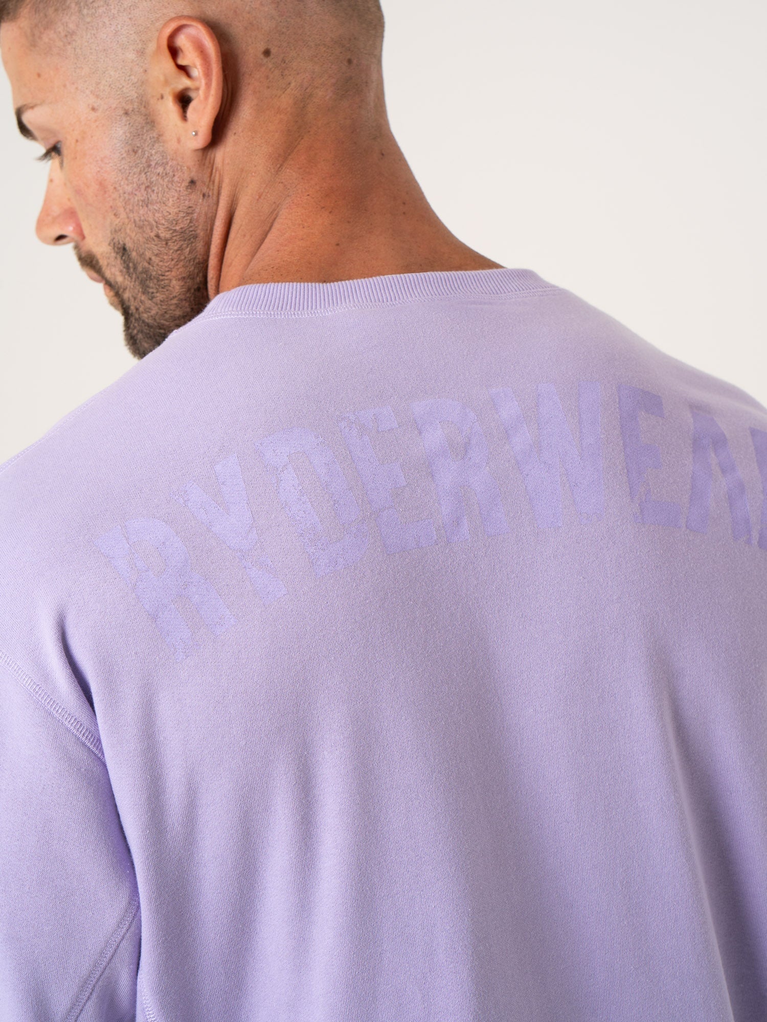 Force Crew Neck T-Shirt for Men - Soft Comfortable Cotton Purple Tee - Casual Wear, Gym, Workout & Everyday Outfit