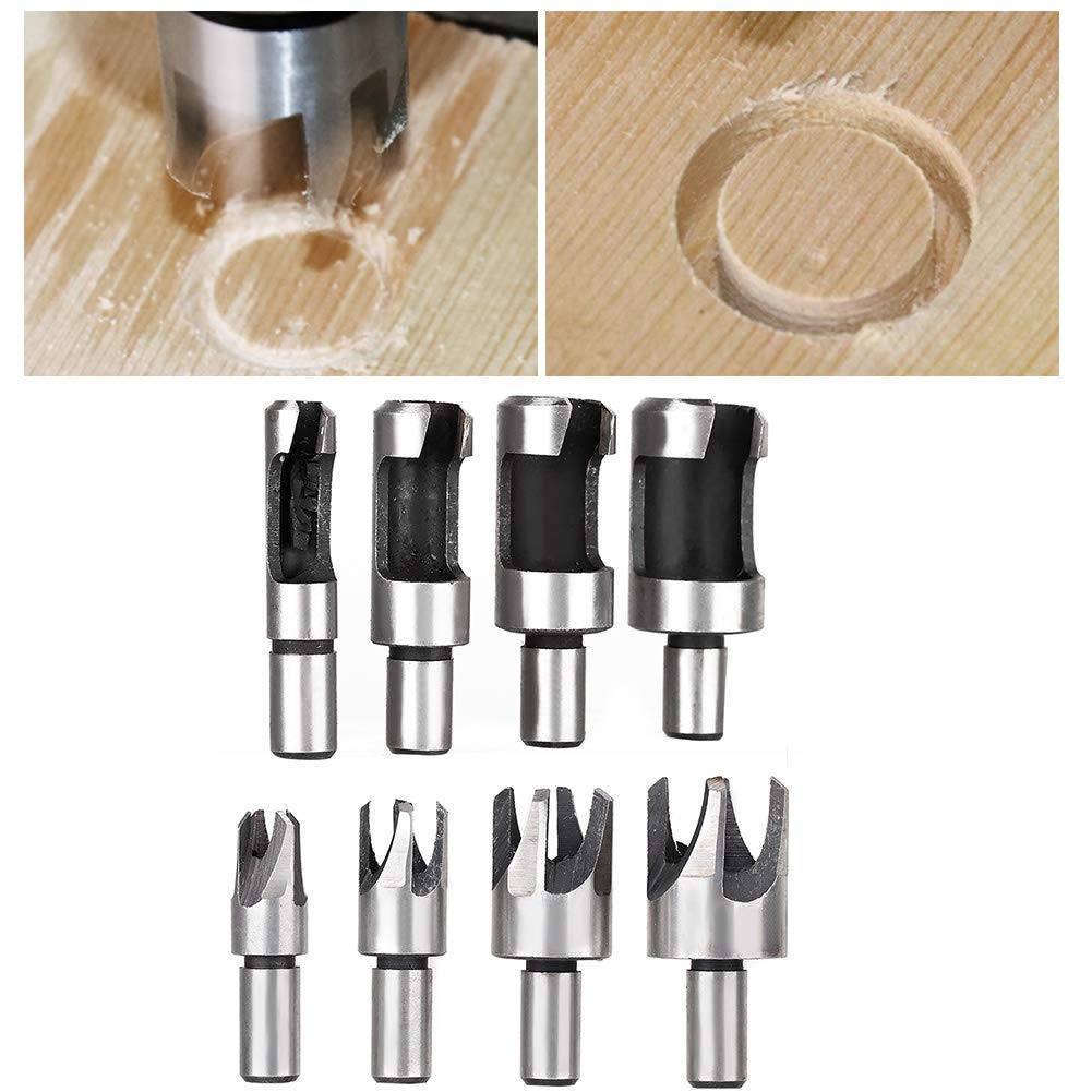 10mm Cork Drill Bit Knife Wood Plug Cutter Set - Carbon Steel Cutting Tool for Hand & Electric Drills - Perfect for Woodworking, DIY Projects & Furniture Repair