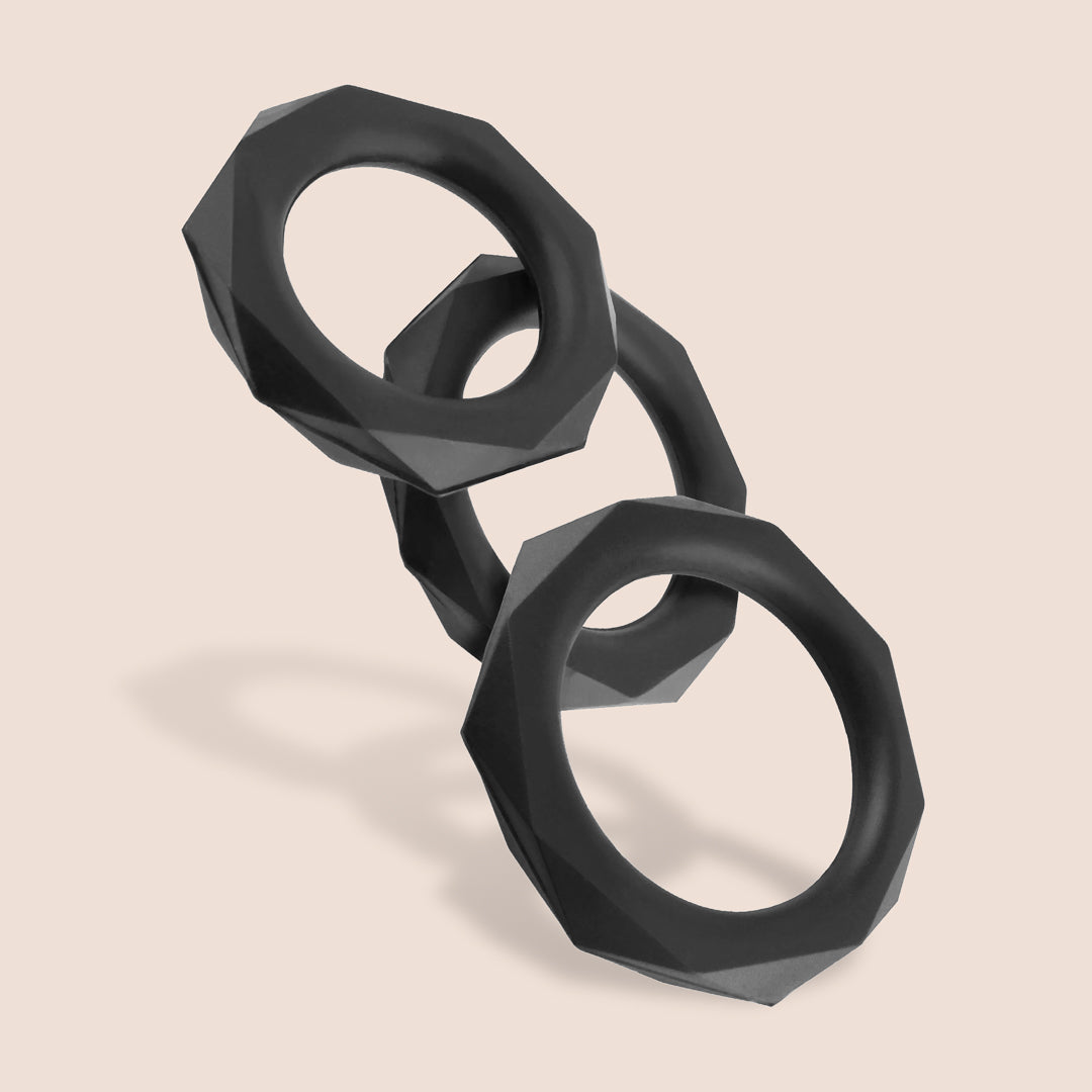 Fantasy C Ringz Silicone Designer Stamina Set for Men | Premium Cock Rings for Enhanced Performance & Pleasure | Perfect for Couples & Solo Play