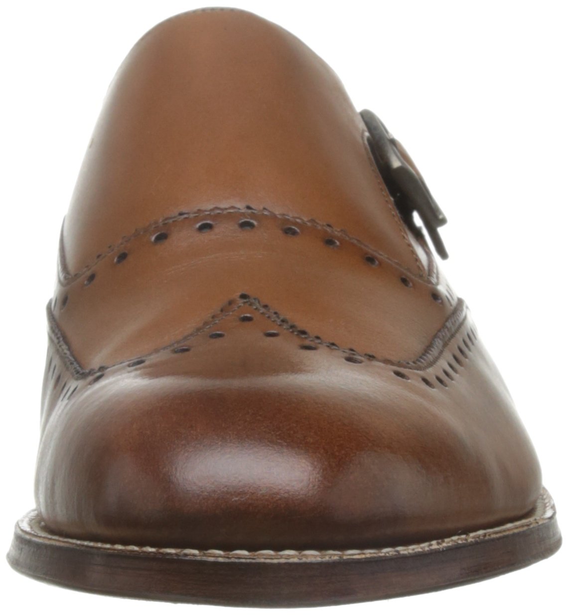 STACY ADAMS Men's Monk Strap Wingtip Dress Shoes - Classic Formal & Business Oxfords for Weddings, Office & Special Occasions