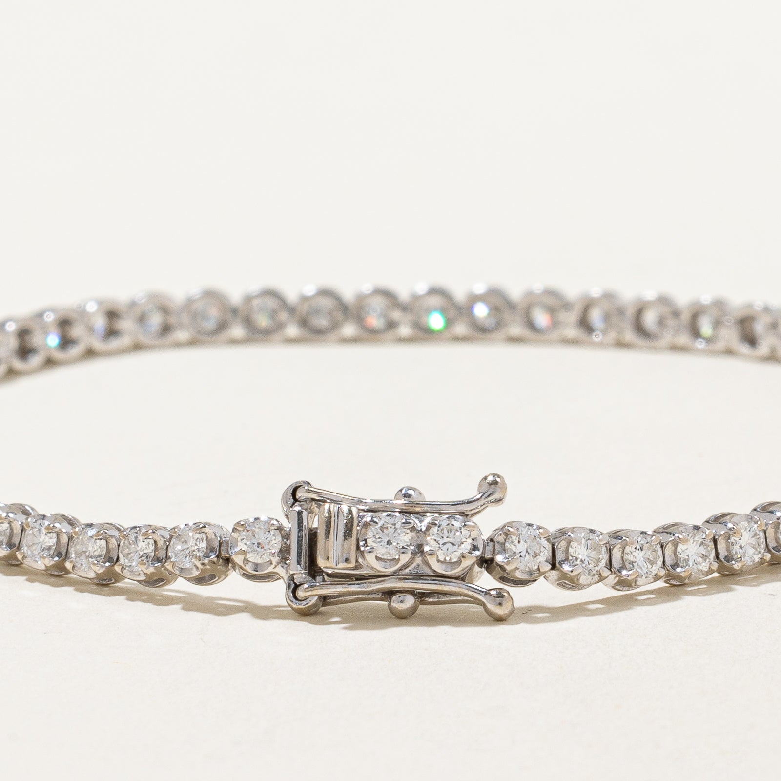 1.91ctw Diamond Tennis Bracelet for Women | 7-Inch Sterling Silver | Elegant Gift for Anniversary, Wedding & Special Occasions