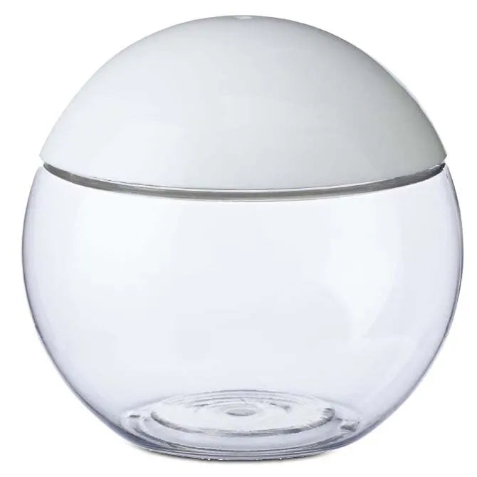 Comatec Kosmo Sphere + Lid 6.7oz Airtight Food Storage Container for Meal Prep, Snacks & Leftovers | BPA-Free Plastic Kitchen Organizer