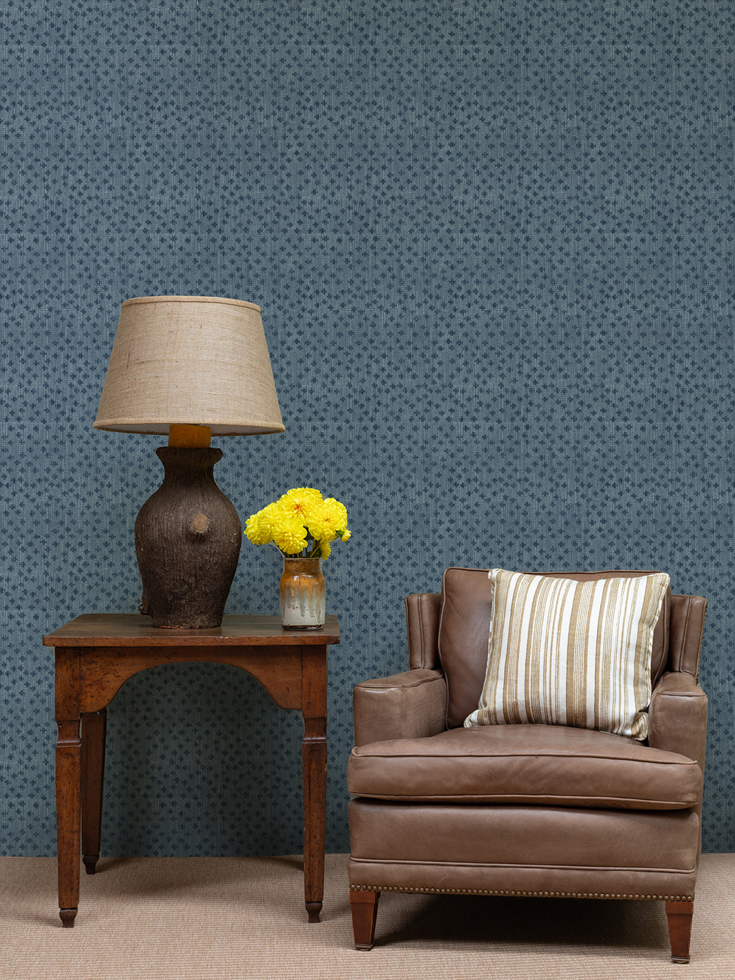 Nathan Turner Northstar Star Dark Blue Wallpaper - Premium Peel & Stick Removable Wallpaper for Bedroom, Living Room, and Nursery Decor